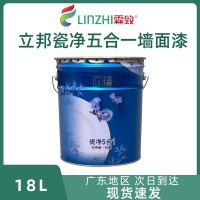 立邦瓷净五合一墙面漆 抗甲醛5合1内墙漆 家用室内乳胶漆厂家批发   2桶
