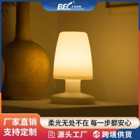 跨境一件代发 跨境供应 插电led充电usb圆形锥形氛围灯台灯小夜灯