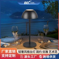 【F】跨境一件代发 可充电小夜灯创意小台灯高级酒店氛围  2个