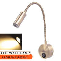 欧式LED射灯 KLZ025B-1卧室床头壁灯 酒店客房阅读灯跨境源头工厂