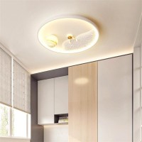 全光谱儿童房灯男孩太空人宇航员卧室灯创意卡通星球女孩吸顶灯具