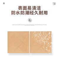 仿实木瓷砖家用地面砖原木色仿木地板砖全瓷直边木纹砖800X800   20片