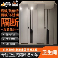 广东佛山厂家卫生间厕所金属蜂窝板 地铁高铁写字楼工厂隔断板